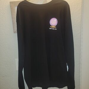 Last Call Co. Men’s XXL Black Misfortune Teller Long Sleeve 100% Cotton‎ Shirt